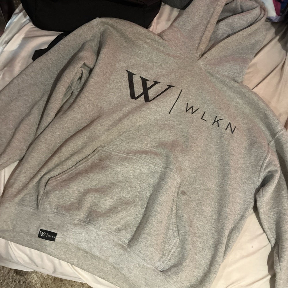 Light Grey WLKN Hoodie